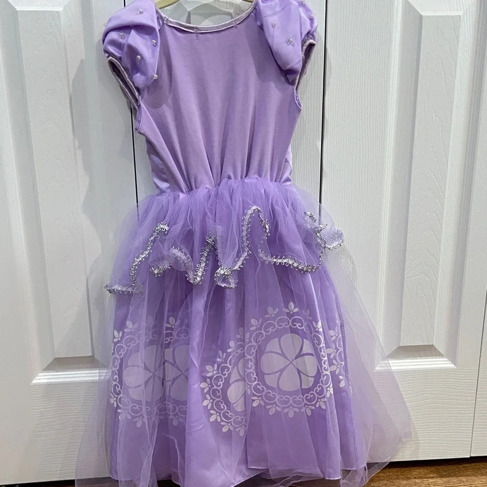 Sofia the First Purple Princess Kids Costume - Picture 9 of 9